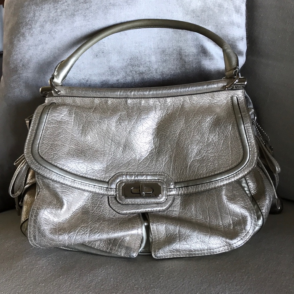 Champagne Gold Coach Bag